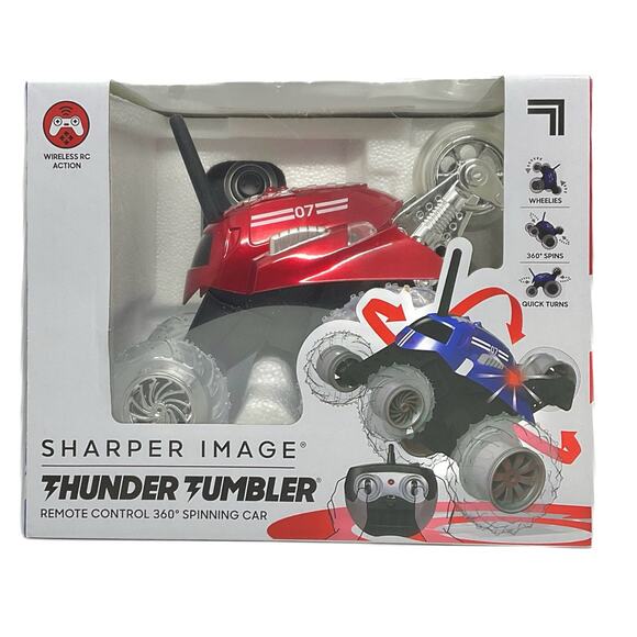 Sharper Image -Thunder Tumbler Remote Control 360 Spinning Car - Picture 3 of 6